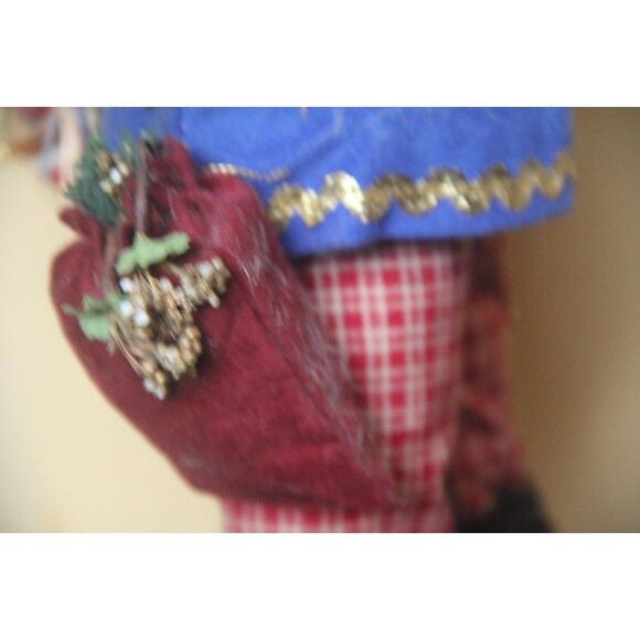 Kathleen bush 1991 signed vintage as is handmade drummer holiday Christmas decor - Picture 11 of 12